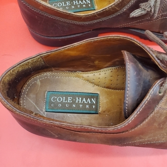 COLE HAAN Shoes Men’s 11 Brazil 6351 Brown Leather Oxfords Dress Shoes main image 8